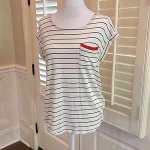 Paper moon top. Black/Cream/Red. Small. EUC. No flaws. Stitch fix purchase